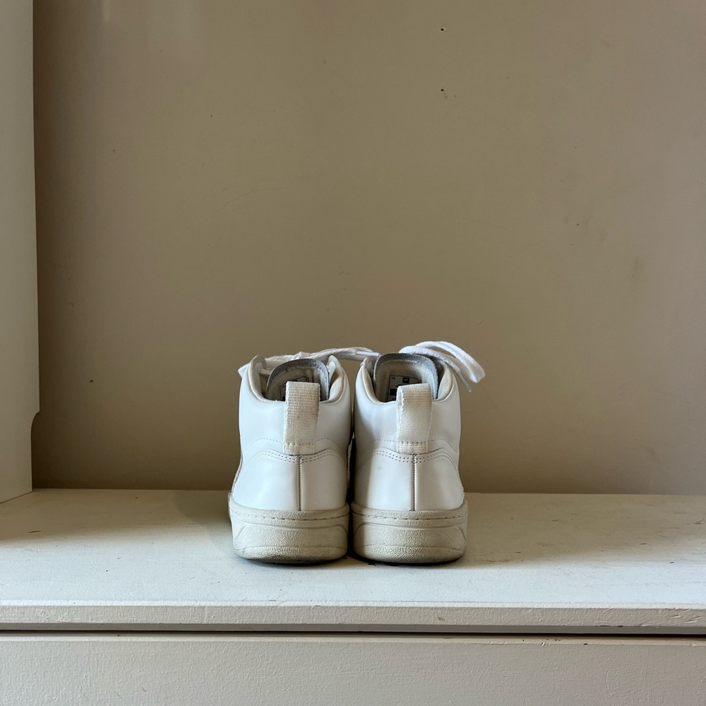 Veja V-15 High Top Lace-Up Sneakers White Neutral Women’s Size 9 - Picture 3 of 5